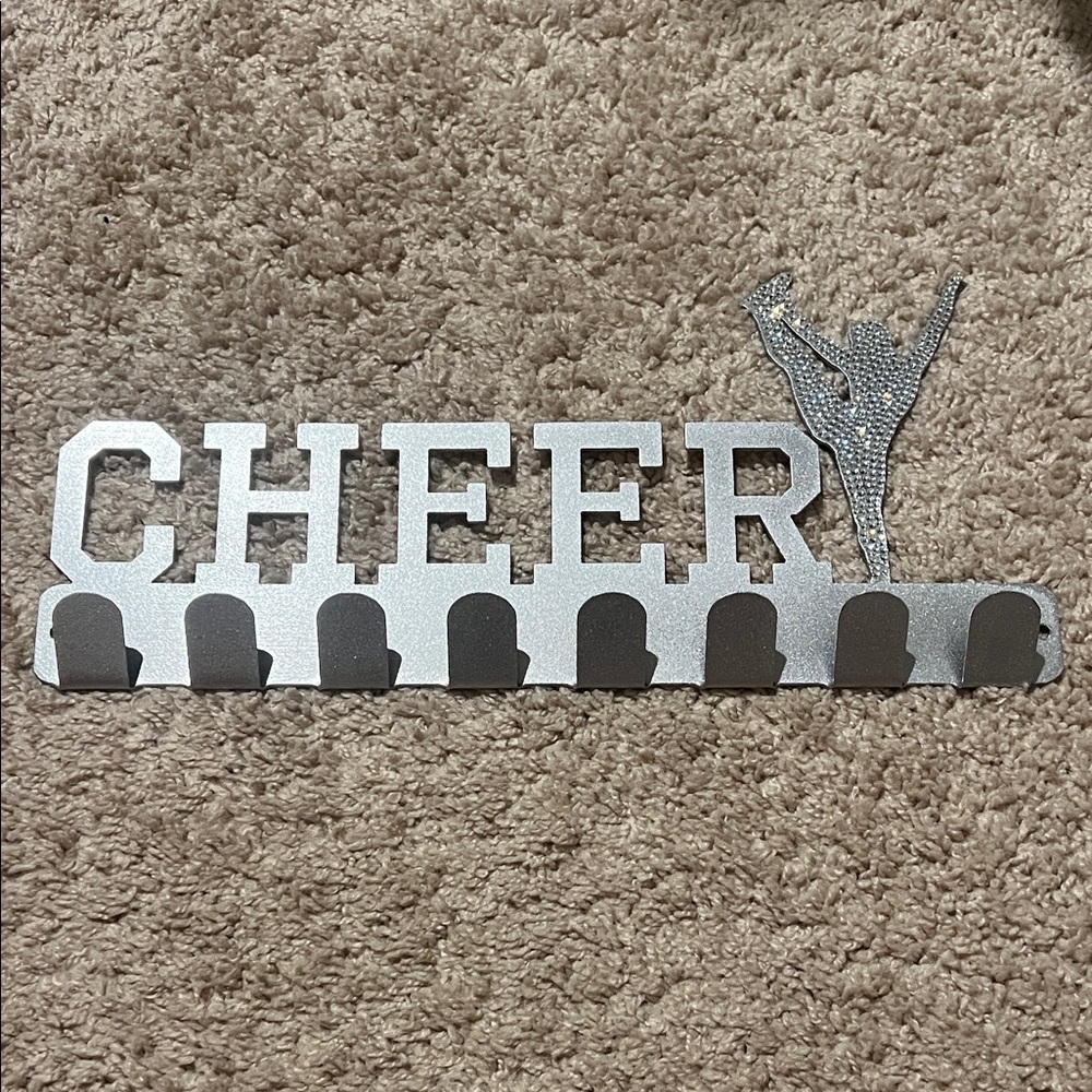 Silver Cheer Wall Medal Holder